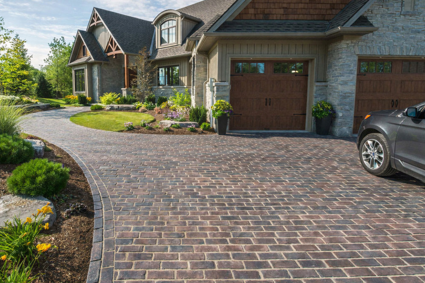 Driveway pavers in Des Moines, IA